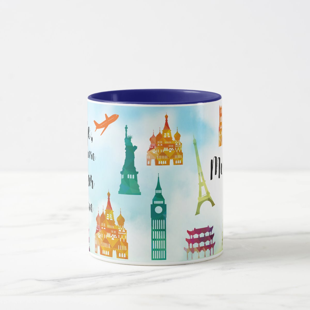 Caneca Turismo Presente Frase Viagem Viajo Logo Quero Viajar - Hobbies (Viajante)