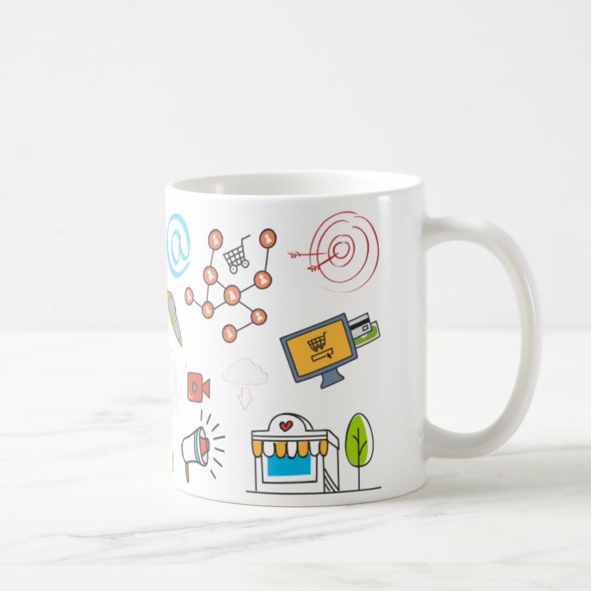Caneca Presente Criativo de Publicidade Profissão Marketing