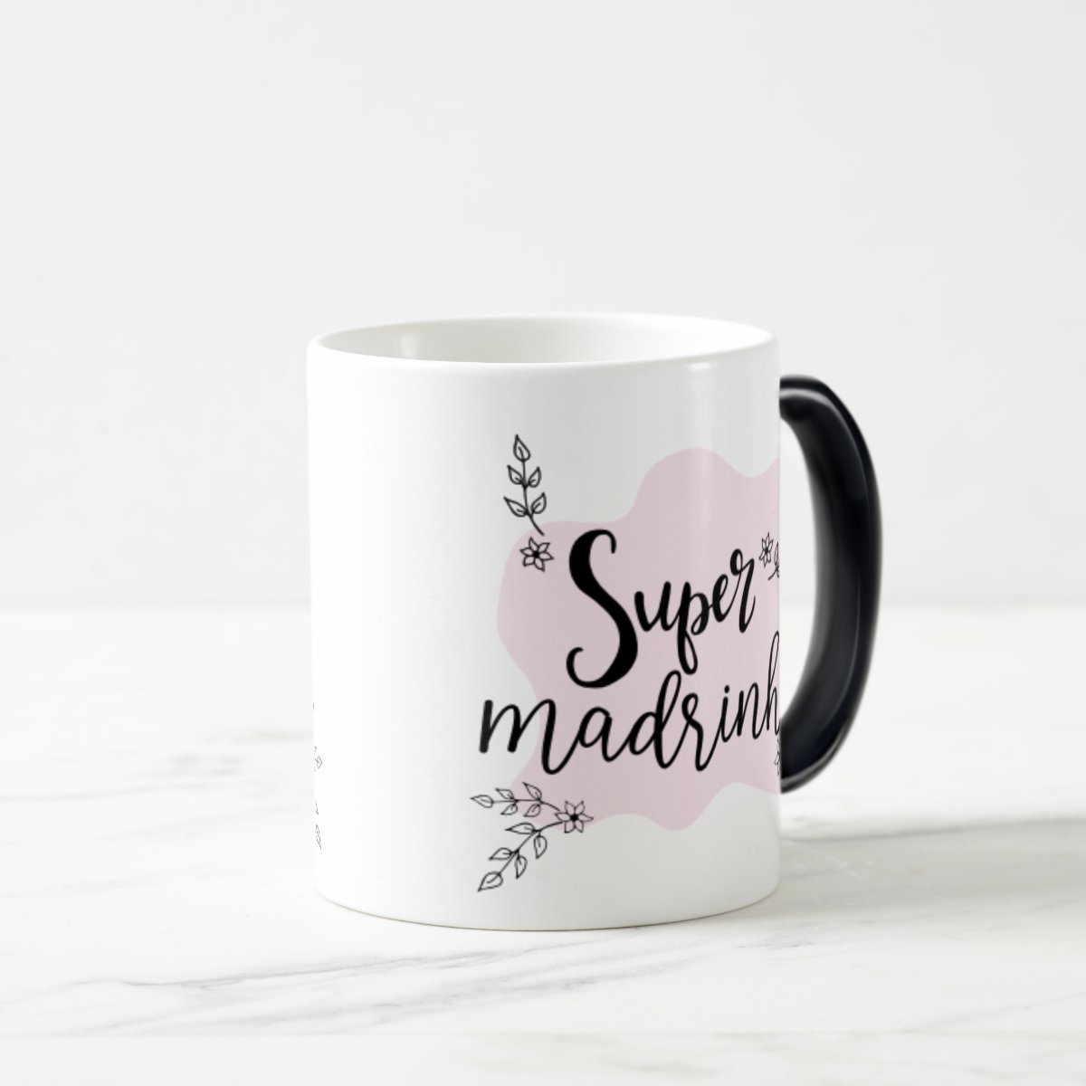 Caneca Mágica Presente Divertido para Super Madrinha Dinda