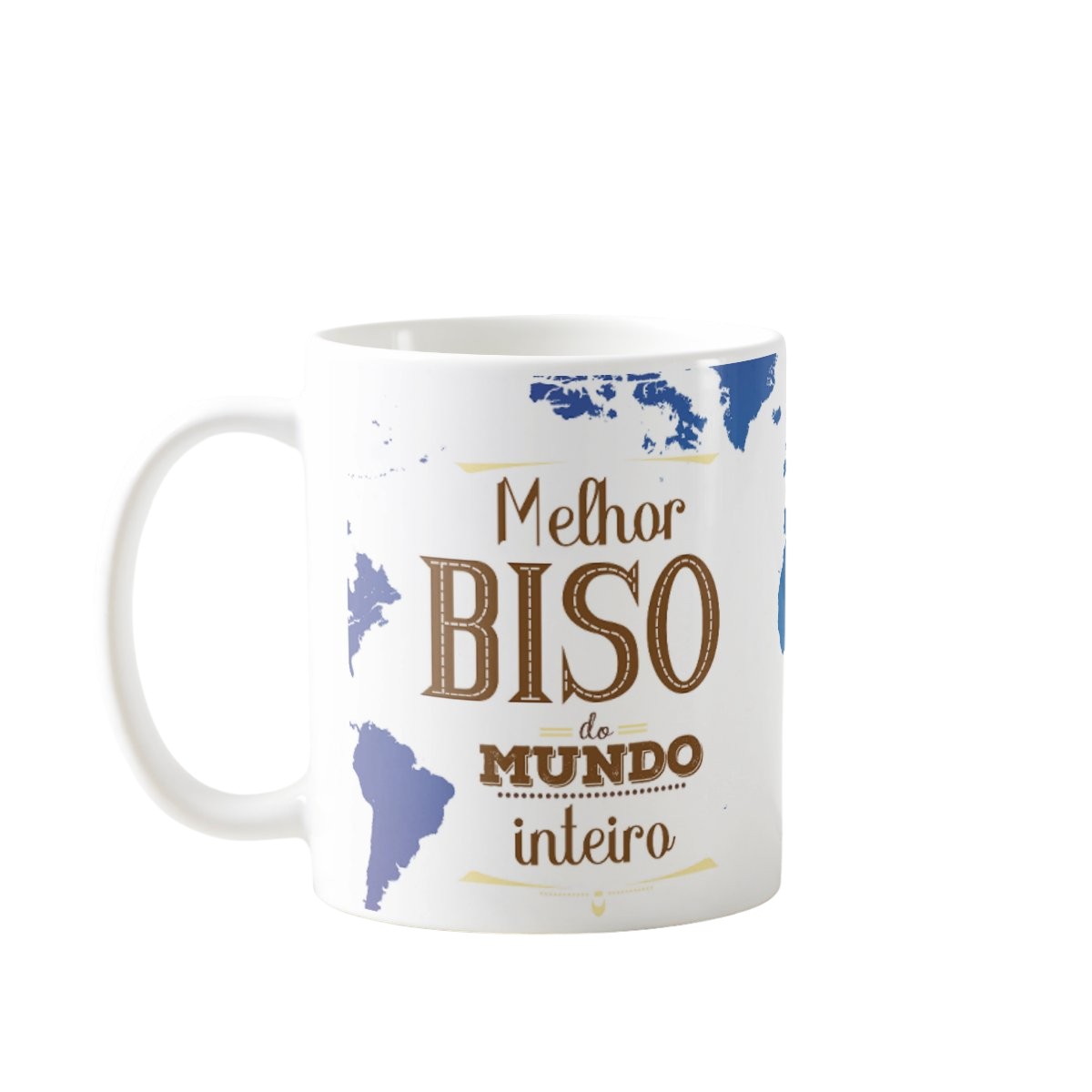 Caneca Dia dos Pais Presente Melhor Bisavô do Mundo Inteiro