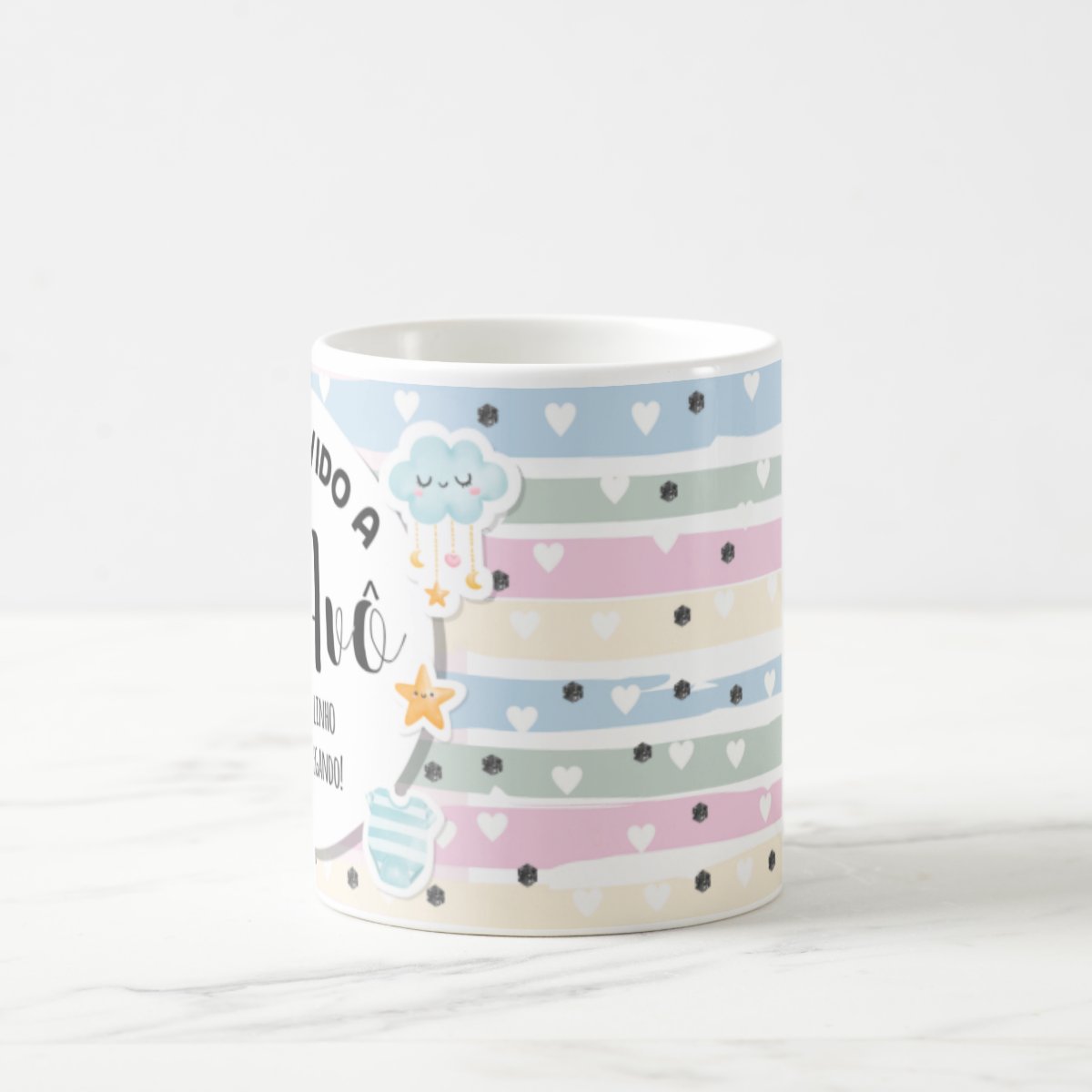 Caneca Presente Gravidez para Tio Avô Tivô Familia Cresceu