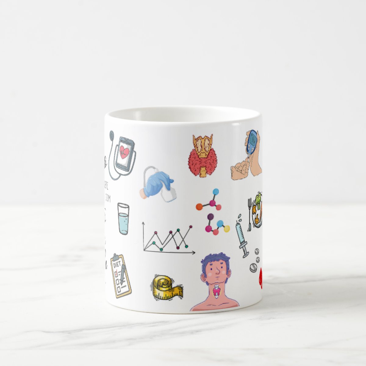 Caneca Personalizada Presente Médico Endocrinologista
