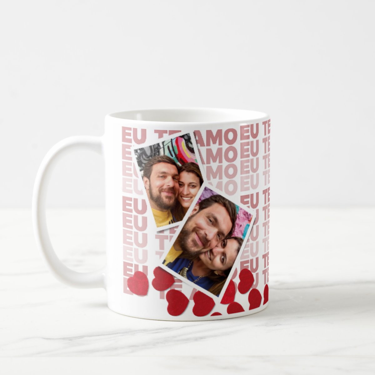 Kit Almofada E Caneca Casal Romântico Presente Namorados Branco 2 Fotos