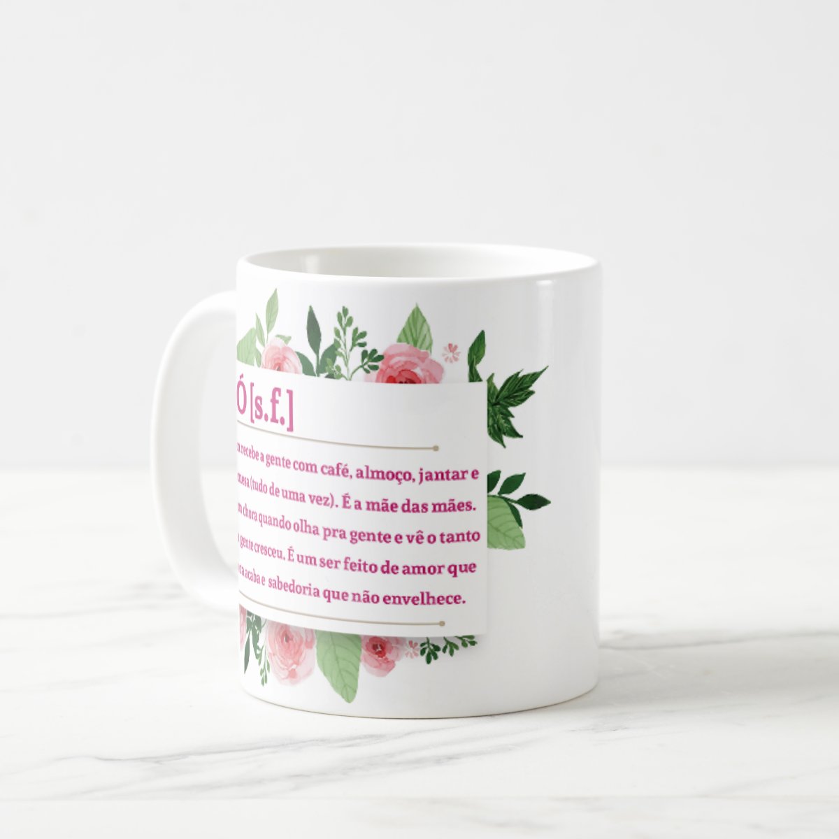Caneca Presente Criativo Avó Vovó Significado Afetivo