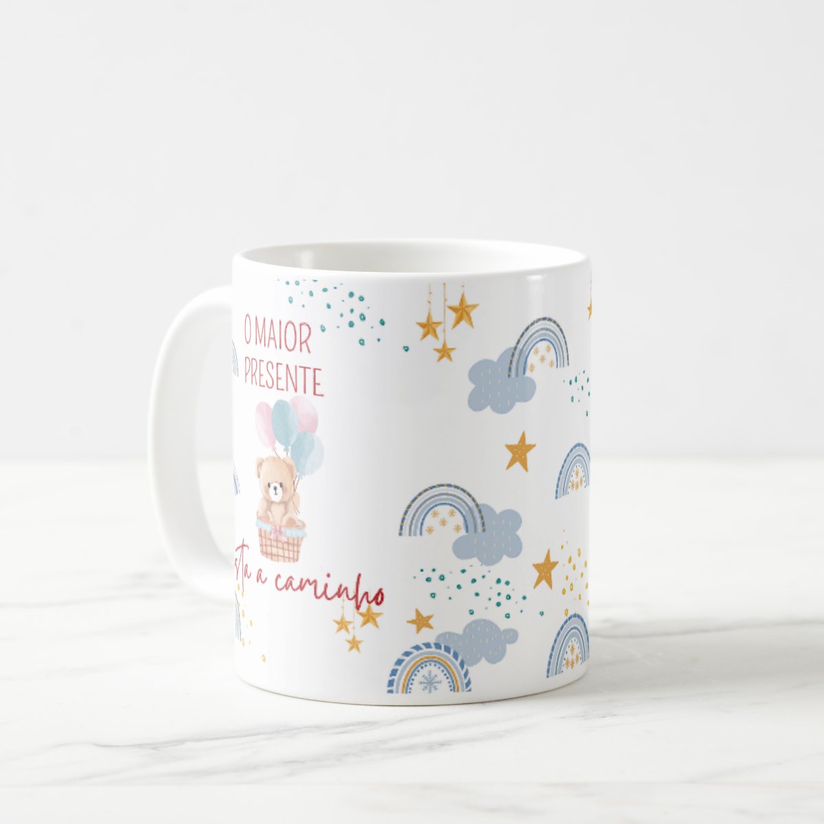 Caneca Personalizada Gravidez Surpresa Familia e Amigos