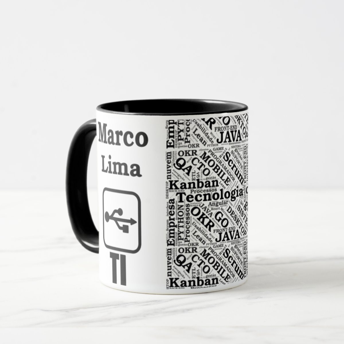 Caneca Personalizada Ti Tecnologia da Informação Programador