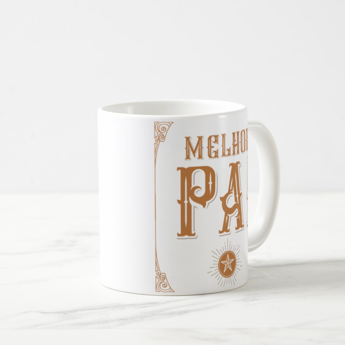 Caneca Presente Especial Dia dos Pais Melhor Pai Papai