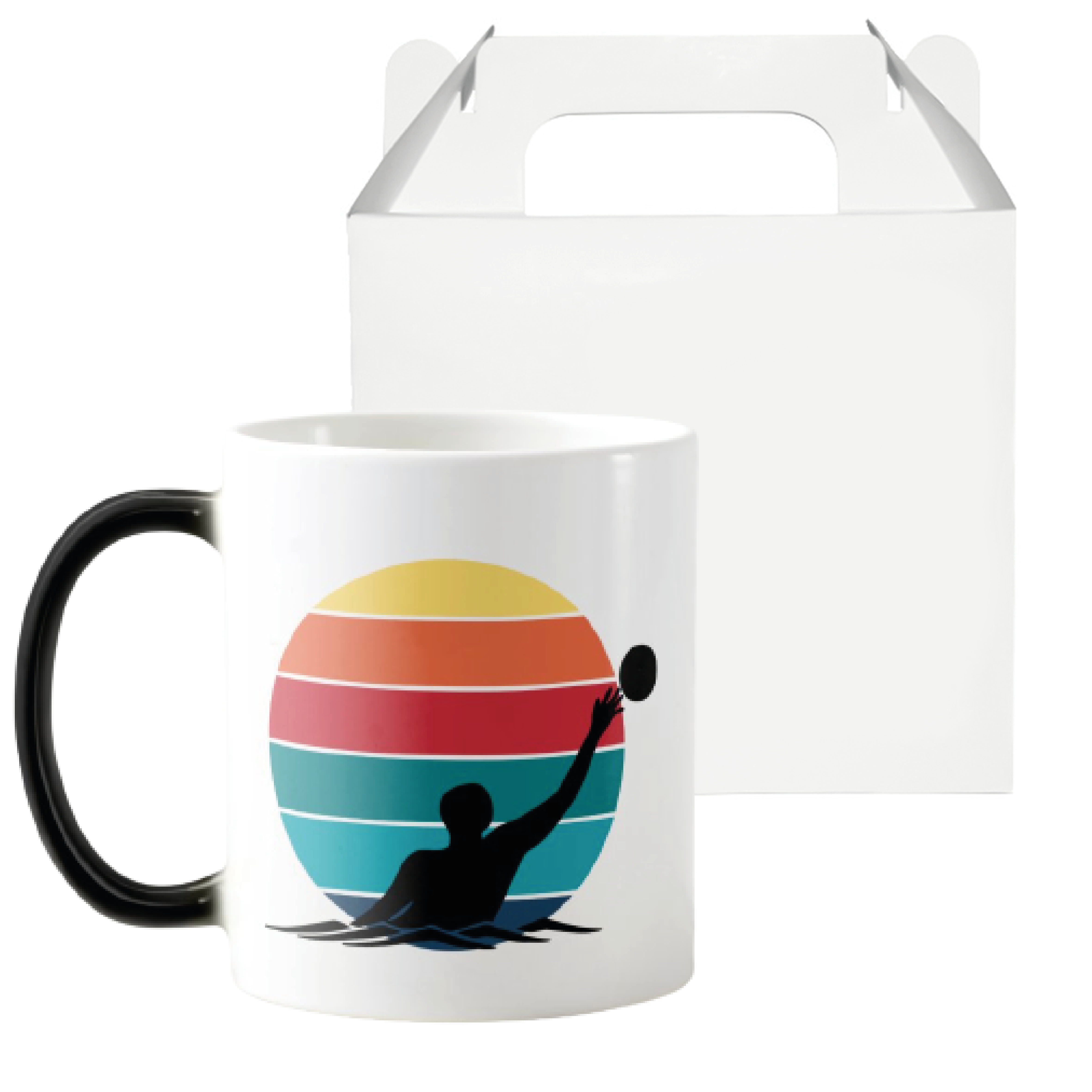 Caneca Mágica Presente Esporte Jogador de Polo Aquático