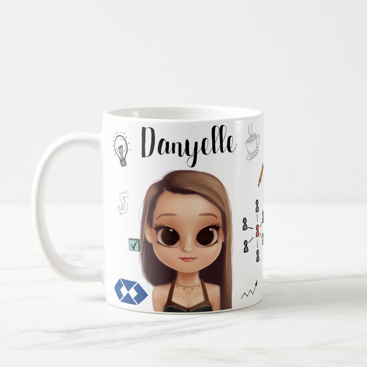 Caneca Personalizada Presente Administrador Administração - Profissões (Administrador(a))
