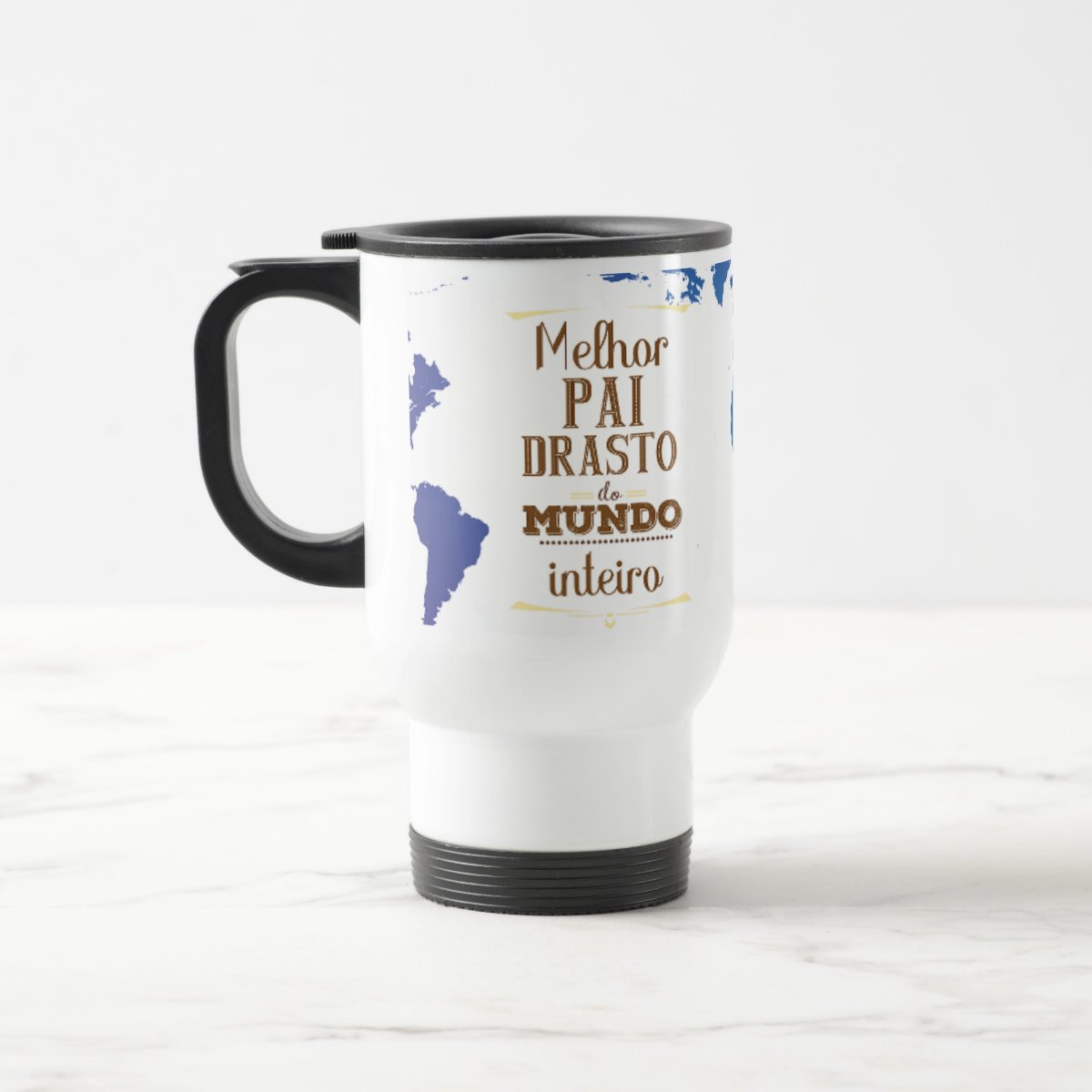 Copo Térmico Personalizada Presente Melhor Padrasto do Mundo