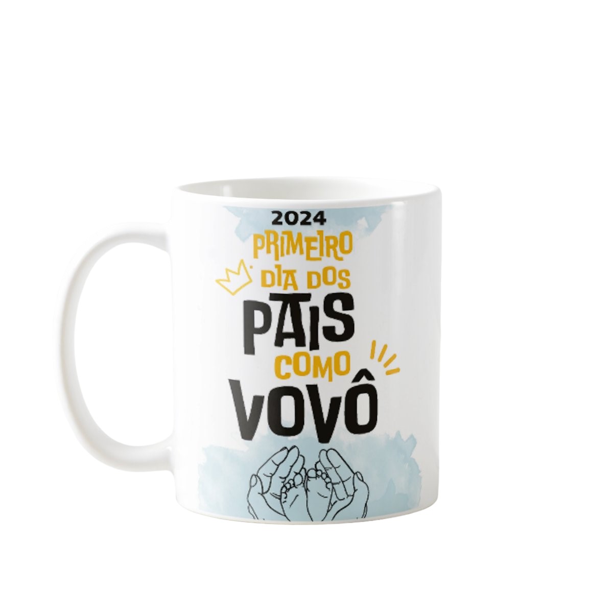 Caneca Personalizada Família Primeiro Dia dos Pais Como Vovô - Família (Avó/Avô)