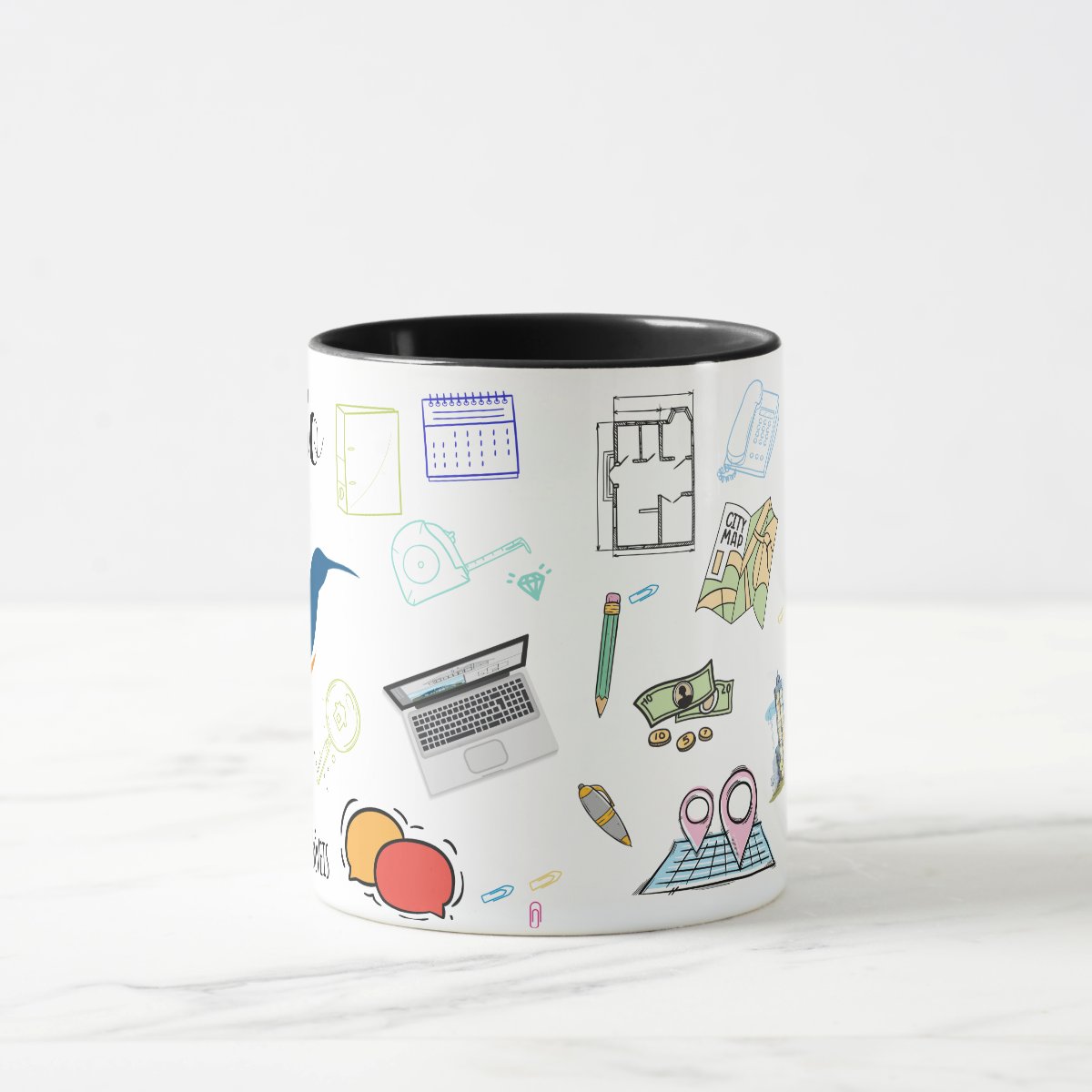 Caneca Personalizada Símbolo Corretor De Imóveis Imobiliária