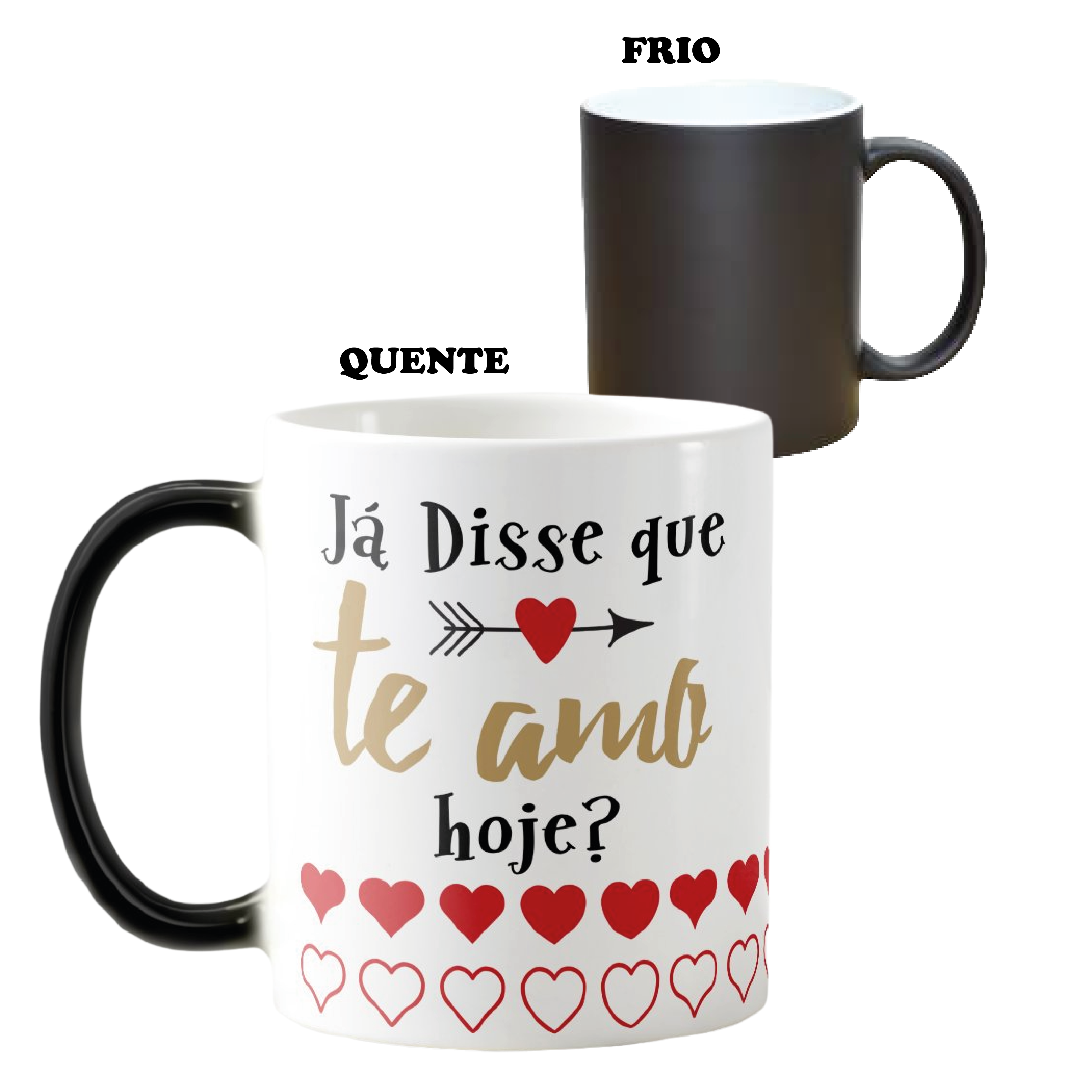 Caneca Mágica Presente Criativo Romântico Casal Te Amo - Outros (Casal)