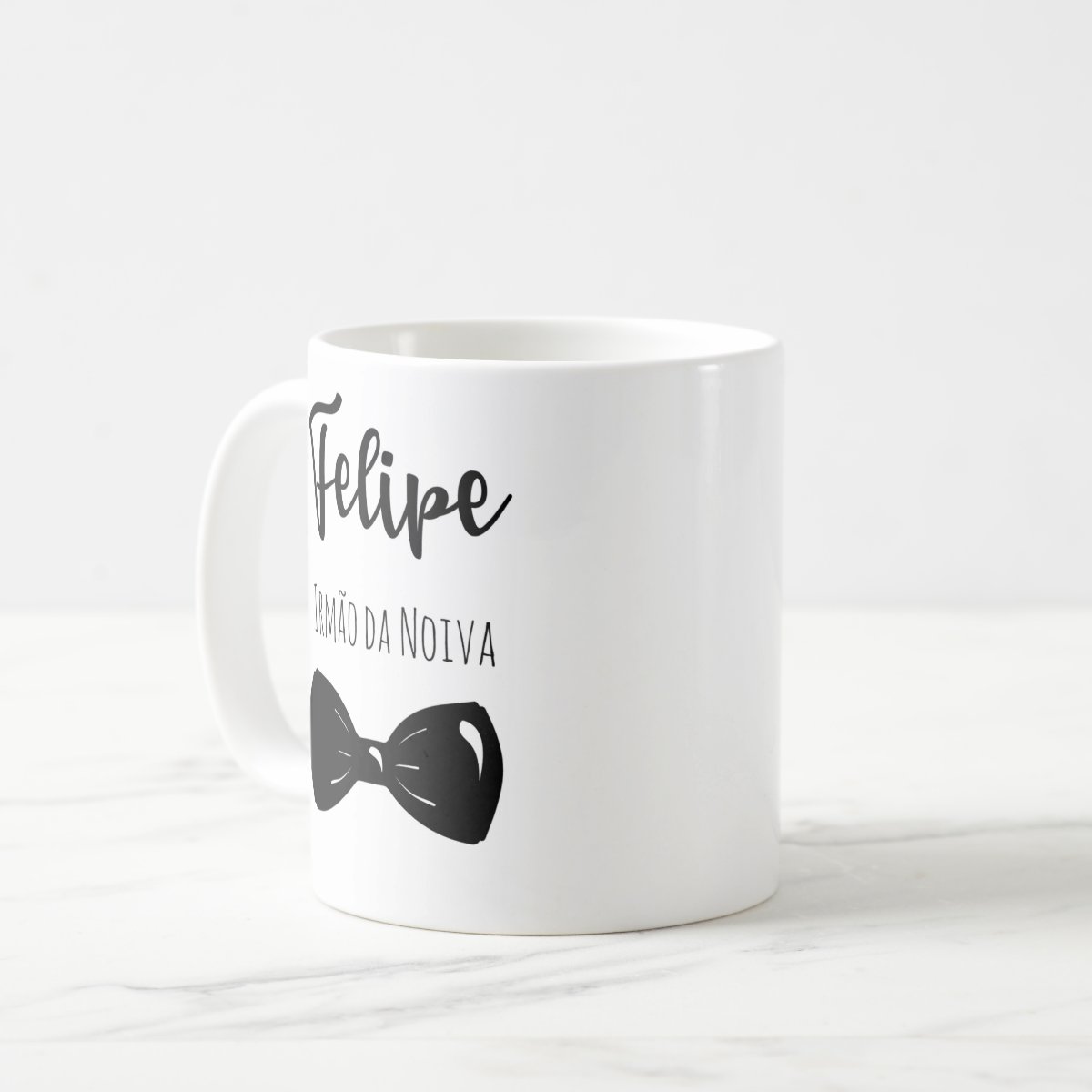 Caneca Personalizada Irmão da Noiva de Casamento Gravata