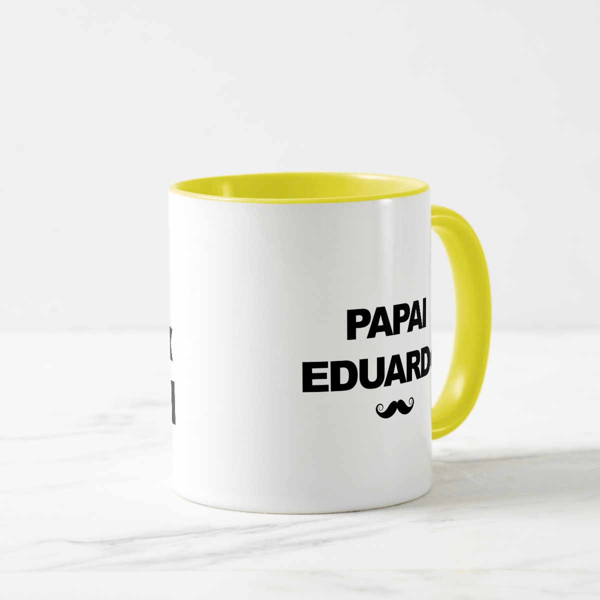 Caneca Personalizada de Meu Primeiro Dia dos Pais Como Papai