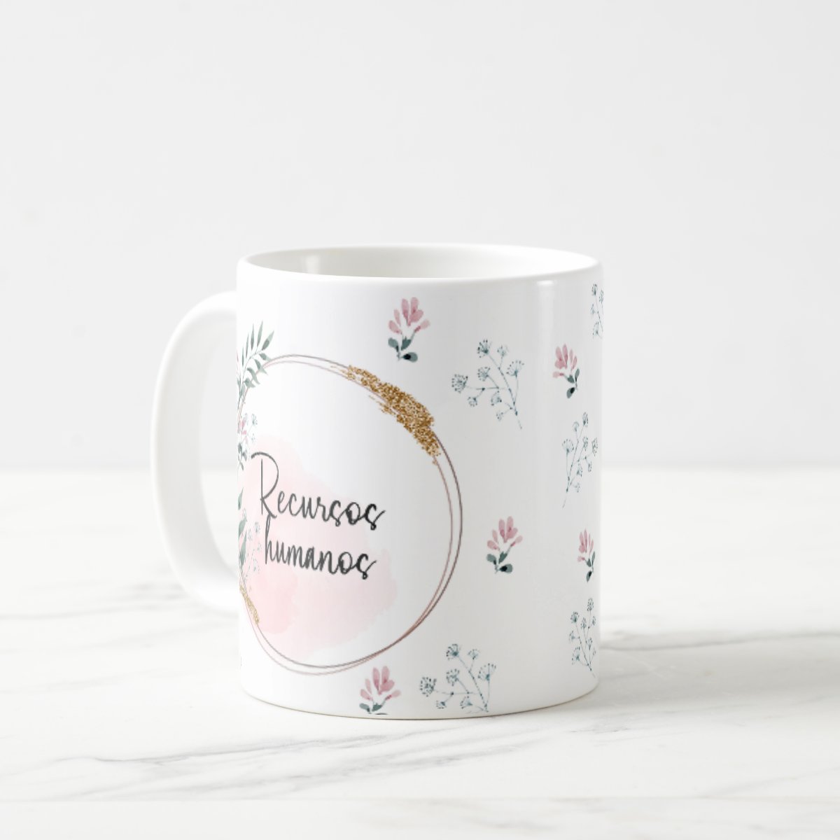 Caneca Feminina Delicada Presente Profissão Recursos Humanos