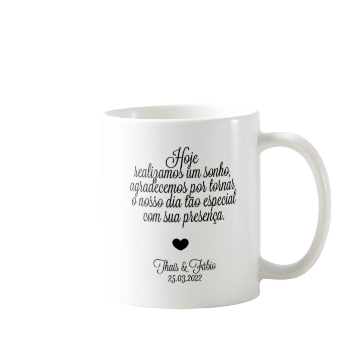 Caneca Casamento Pai Presente Personalizada Com Nome