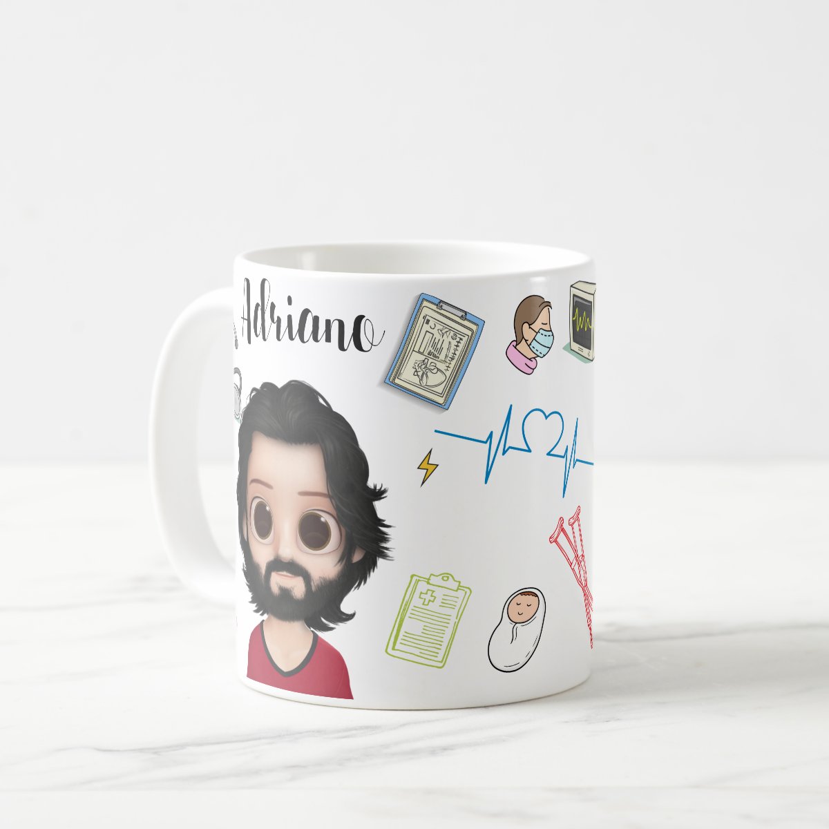 Caneca Personalizada Profissão Medicina Clínico Geral