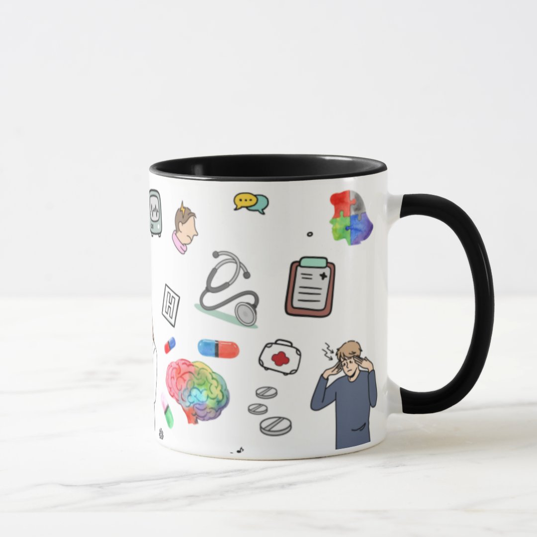 Caneca Presente Personalizado Medicina Médico Neurologista
