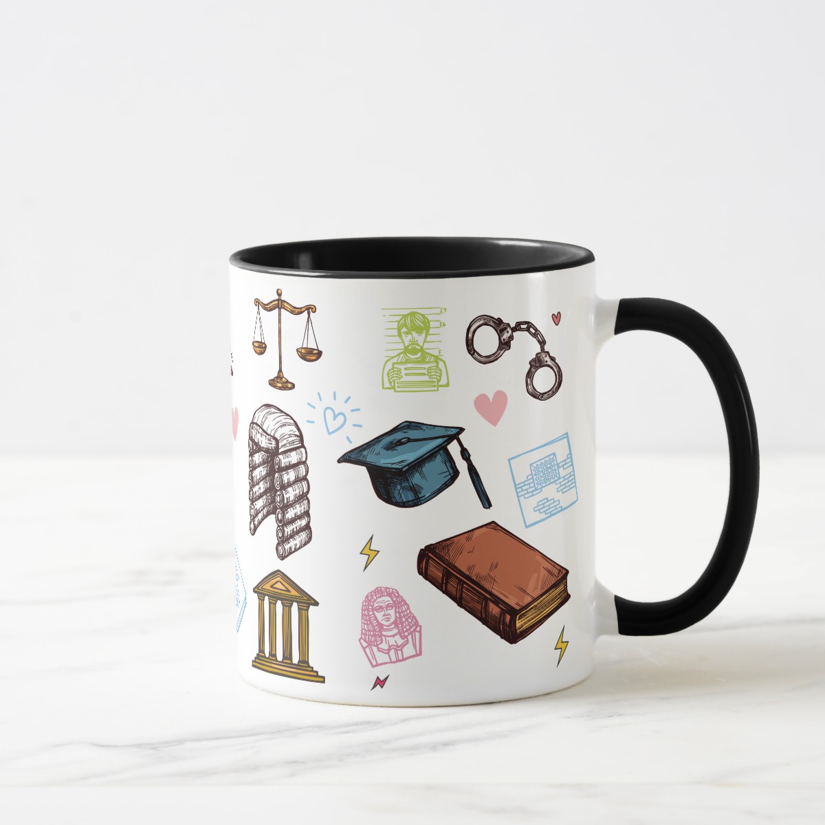 Caneca Presente Profissão Direito Nome Advogado
