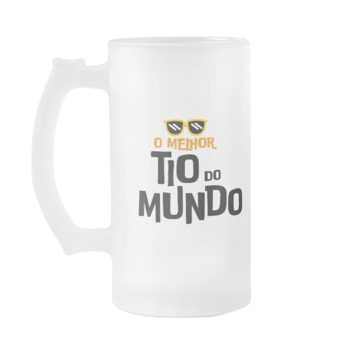 Copo de Cerveja Personalizado Divertido para o Melhor Tio - Família (Tio(a))
