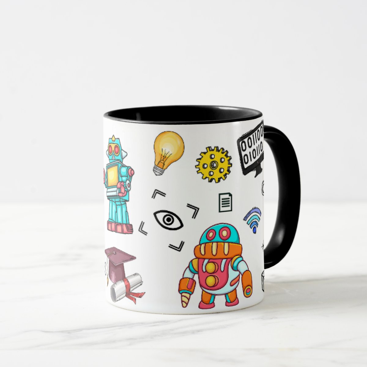 Caneca Presente Dia dos Professores Professora de Robótica