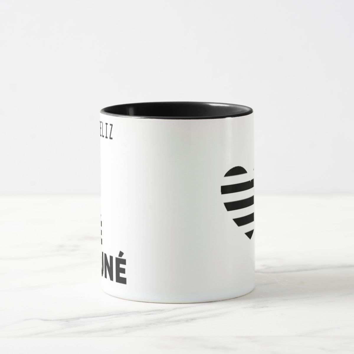 Caneca Presente Personalizado com Frase Fé Café Cafuné