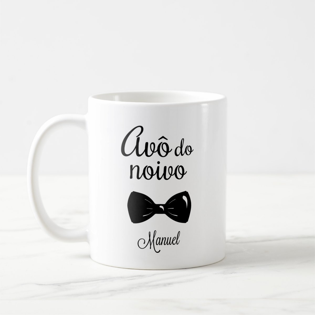 Kit Presente 2 Canecas Personalizadas Avó e Avô do Noivo