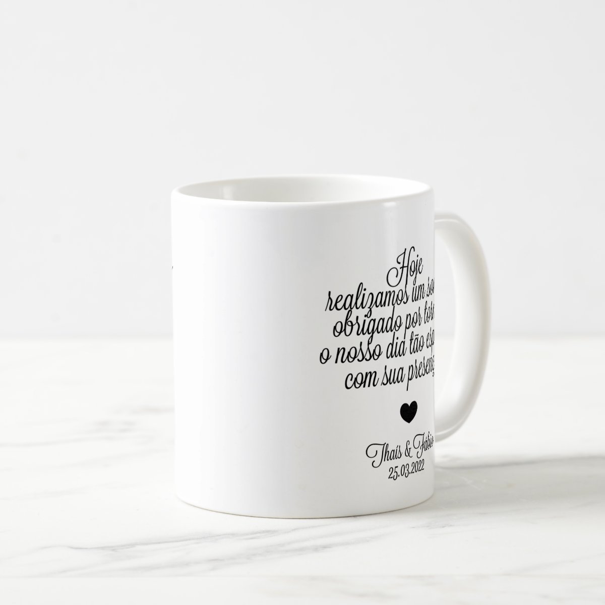 Caneca Casamento Presente Avô da Noiva Lembrança Familia
