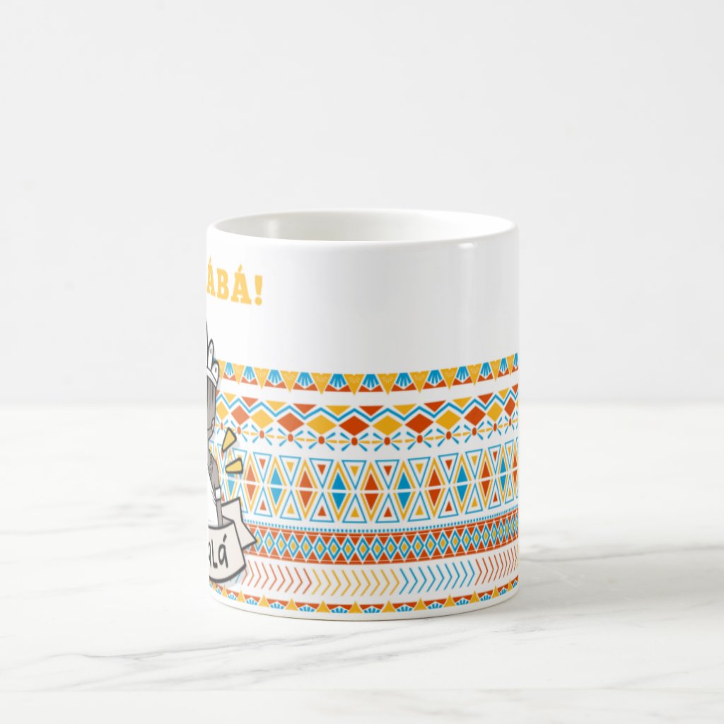 Caneca Presente Criativo Saudação A Oxalá - Épa Bábá Oxalá