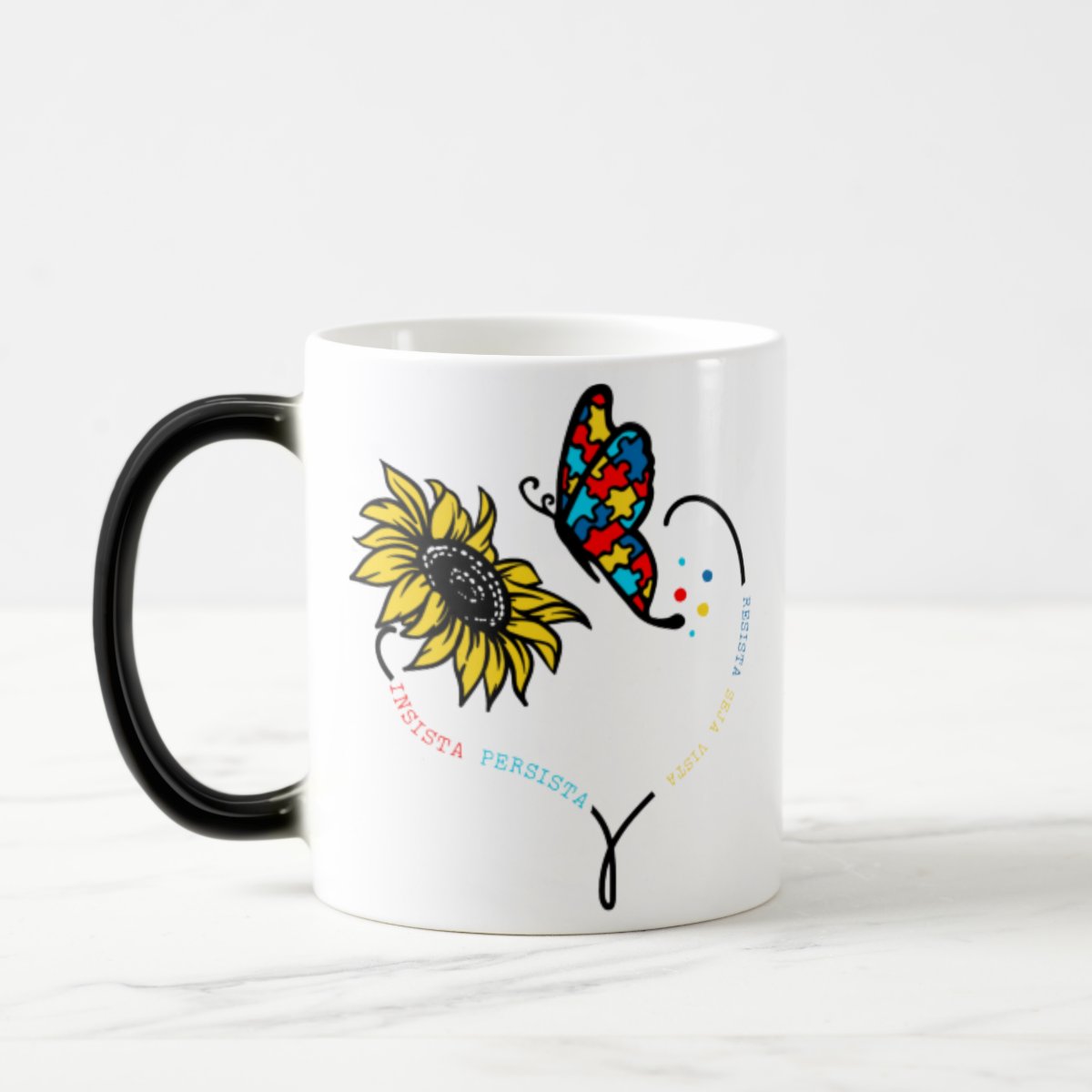Caneca Mágica Presente Criativo Autismo Mãe de Autista