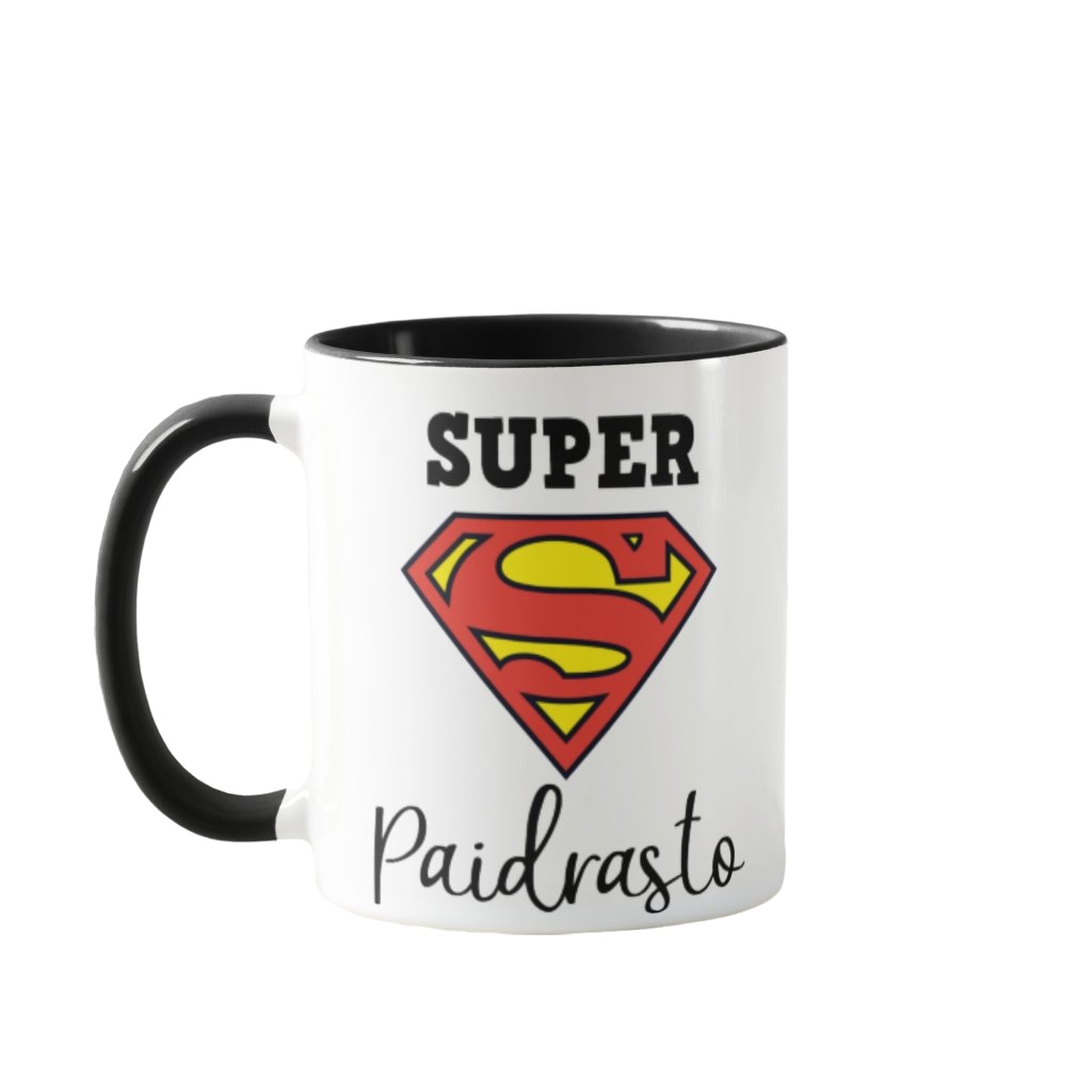 Caneca Super Paidrasto Presente Criativo Para Dia Dos Pais - Família (Pai)