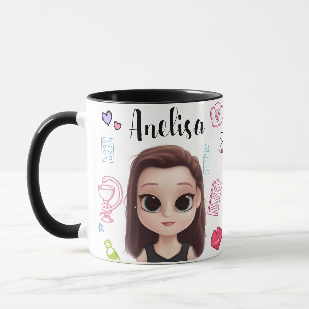 Caneca Profissão Farmácia Presente Criativo Farmacêutica