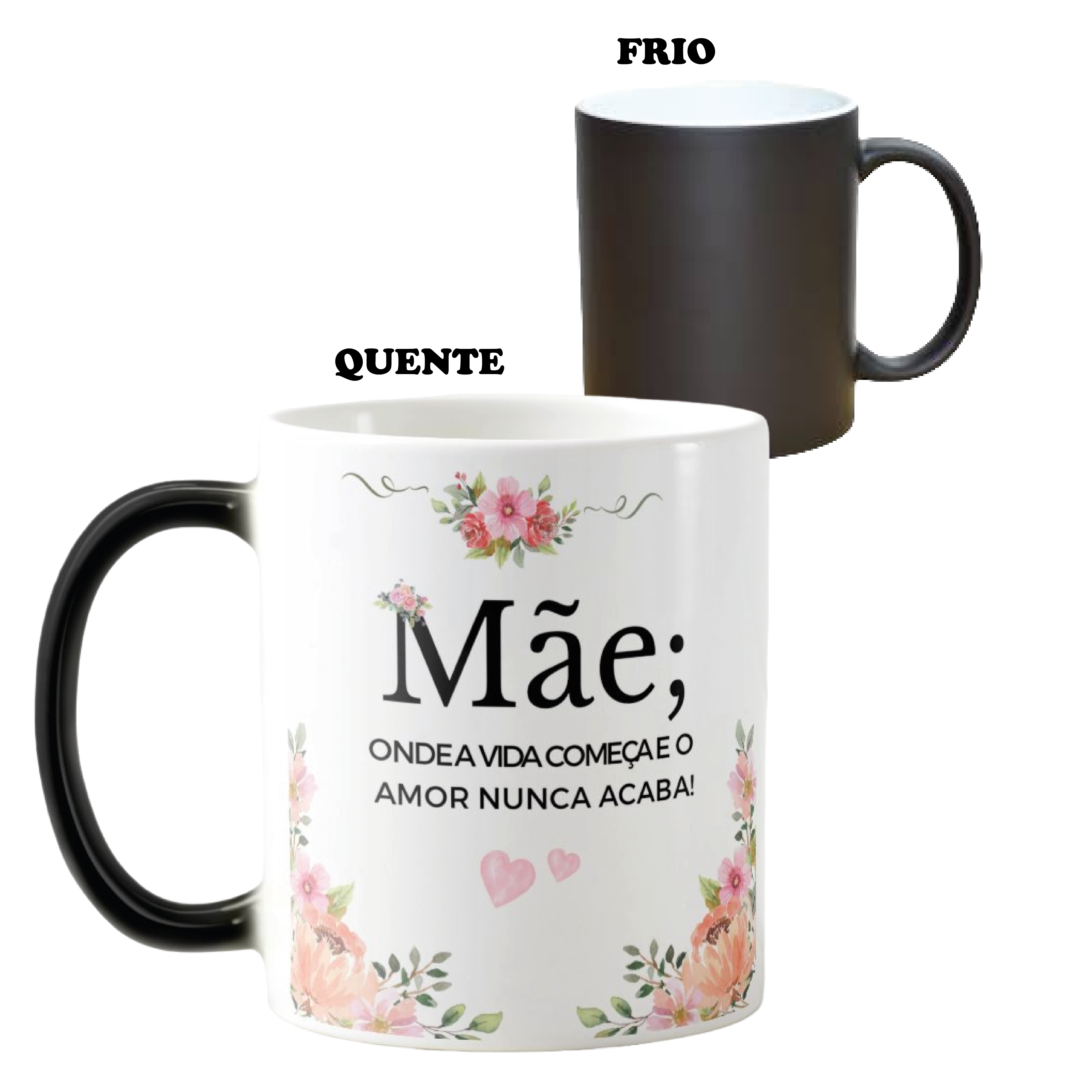 Caneca Mágica Presente Criativo Especial Dia das Mães - Família (Mãe)