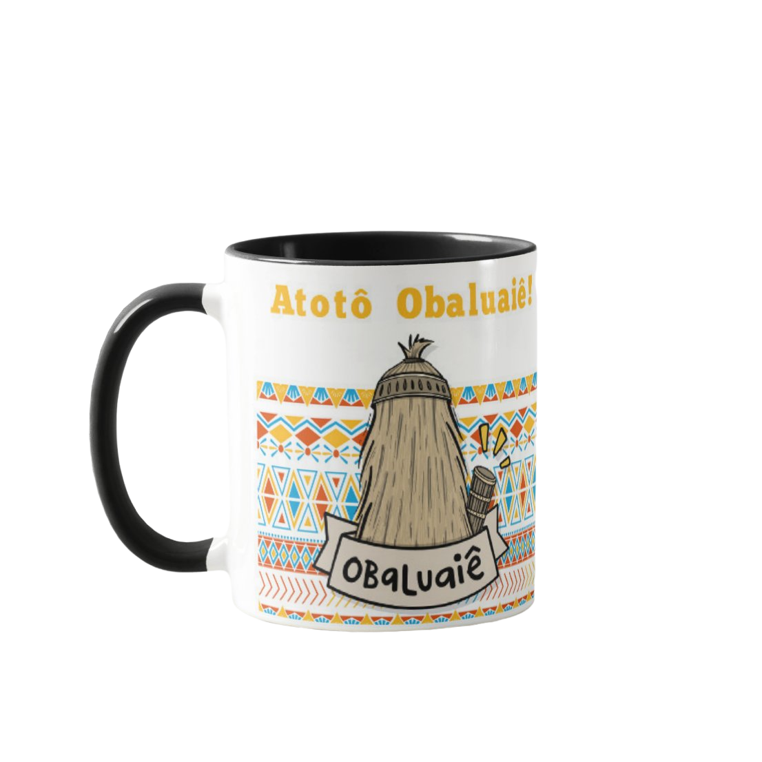 Caneca Personalizada Umbanda Candomblé Obaluaê Iansã
