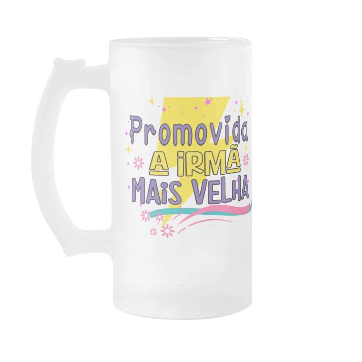 Copo de Cerveja Chopp Presente Revelação Irmã Mais Velha