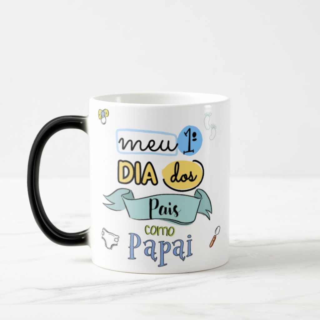 Caneca Mágica Presente Criativo Para O Dia Dos Pais