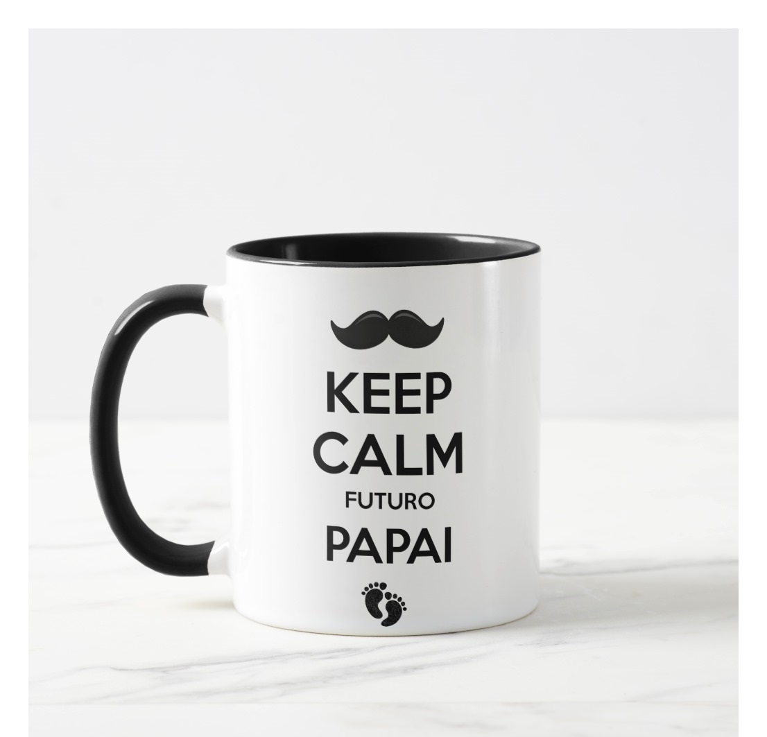 Caneca Presente Criativo Revelar Gravidez Futuro Papai