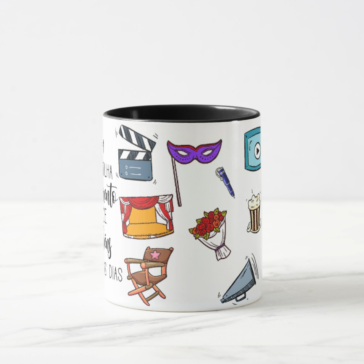 Caneca Professora de Teatro Dia dos Professores Presente Criativo Escola 🎭