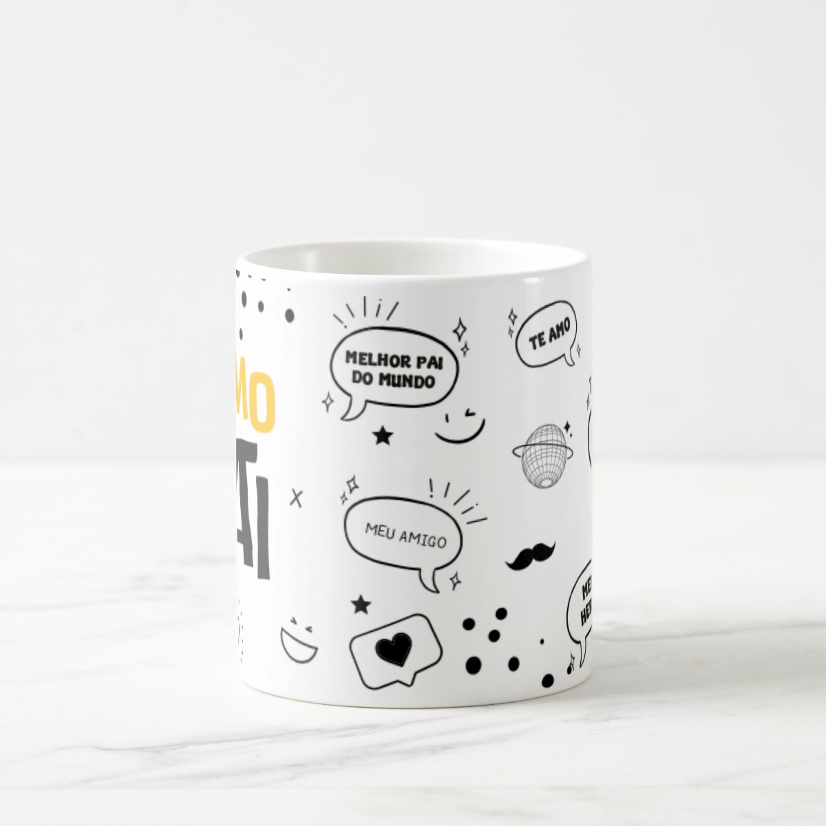 Caneca Personalizada Papai Presente Especial Pai Te Amo