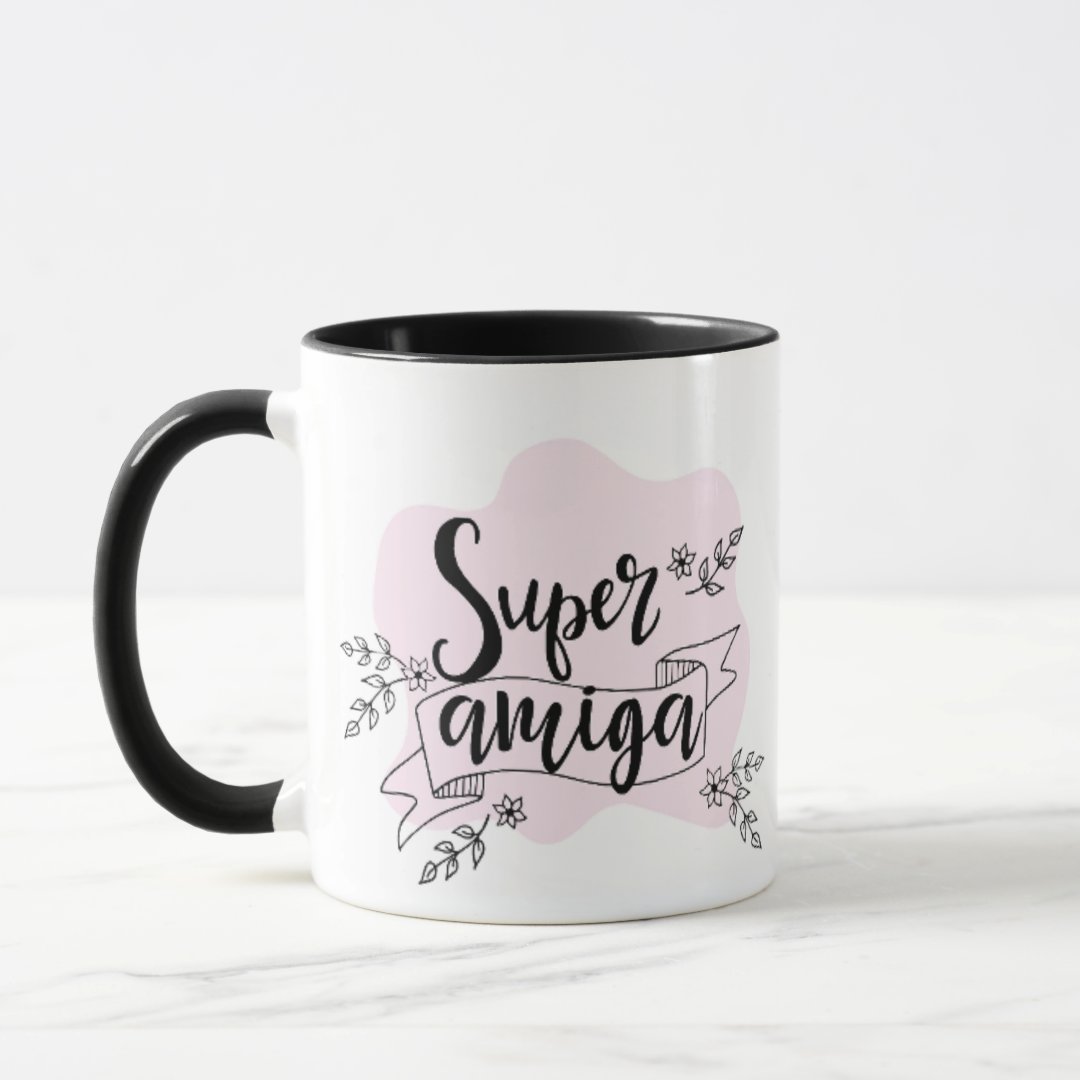 Caneca Presente Personalizado Dia do Amigo para Super Amiga