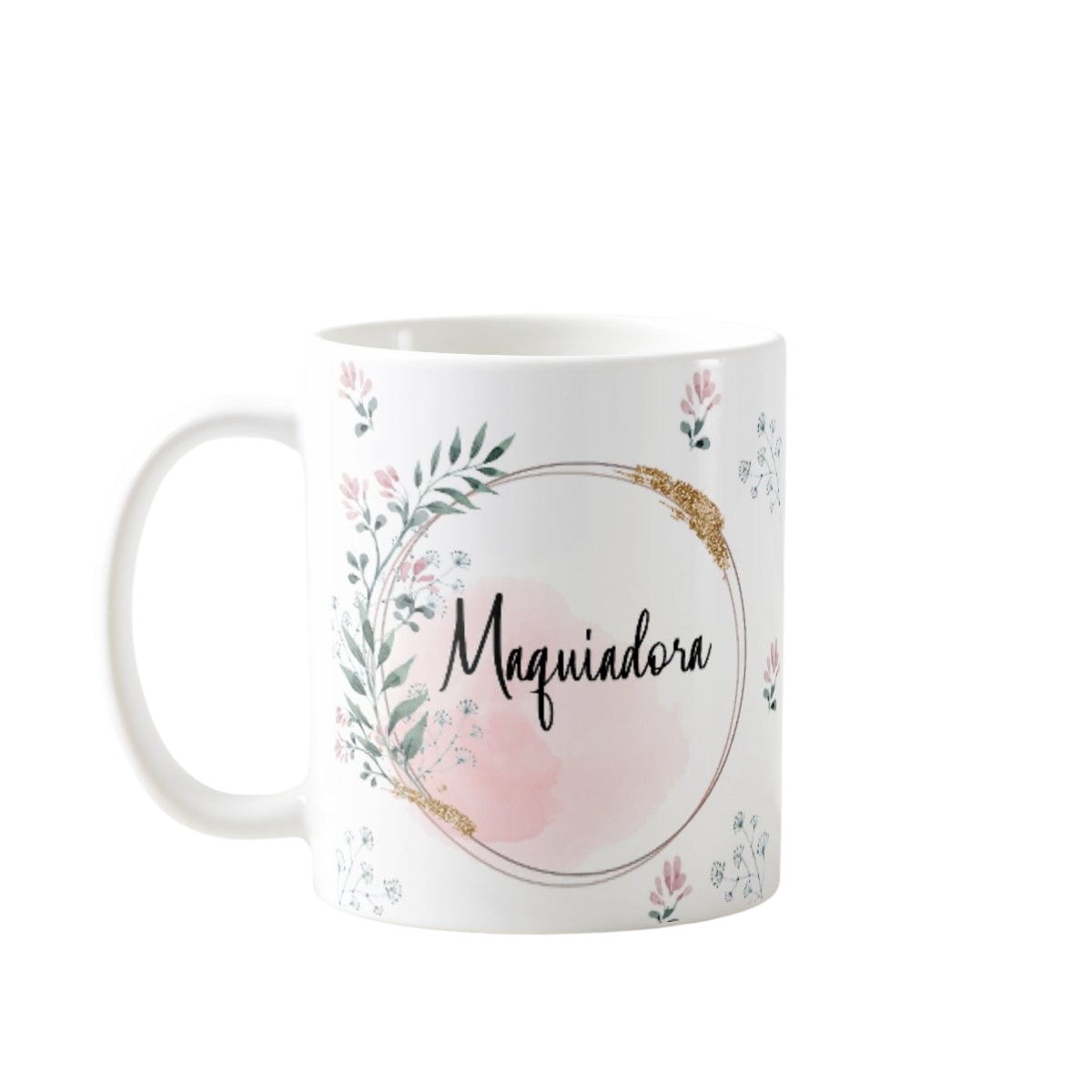 Caneca Feminina Delicada Presente Profissão Maquiadora - Profissões (Cabeleireiro(a))