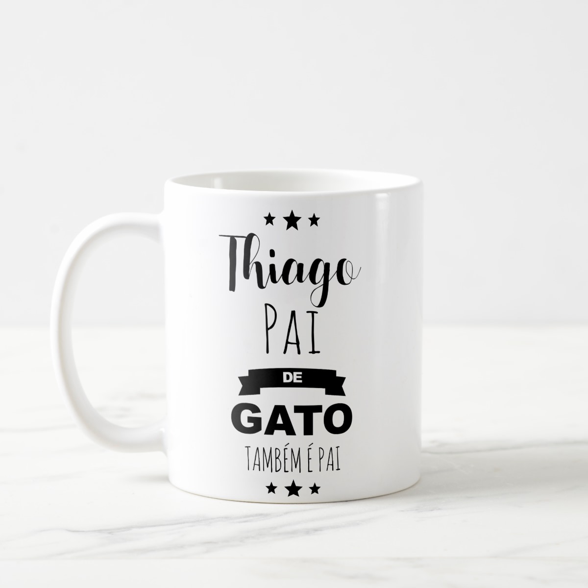 Caneca Personalizada Homem Presente Pai de Gato
