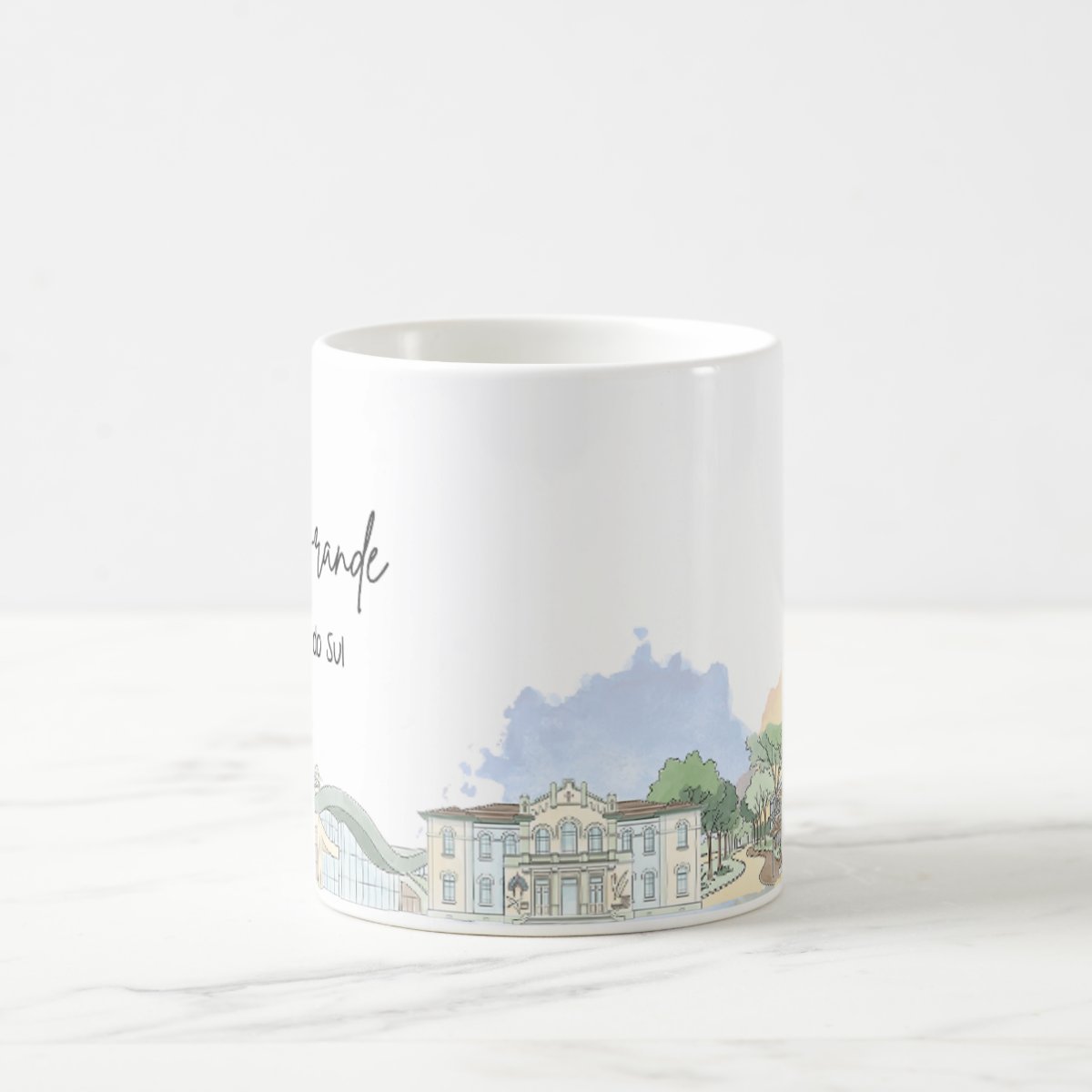 Caneca Personalizada Mato Grosso do Sul Lembrança Cidade Campo Grande