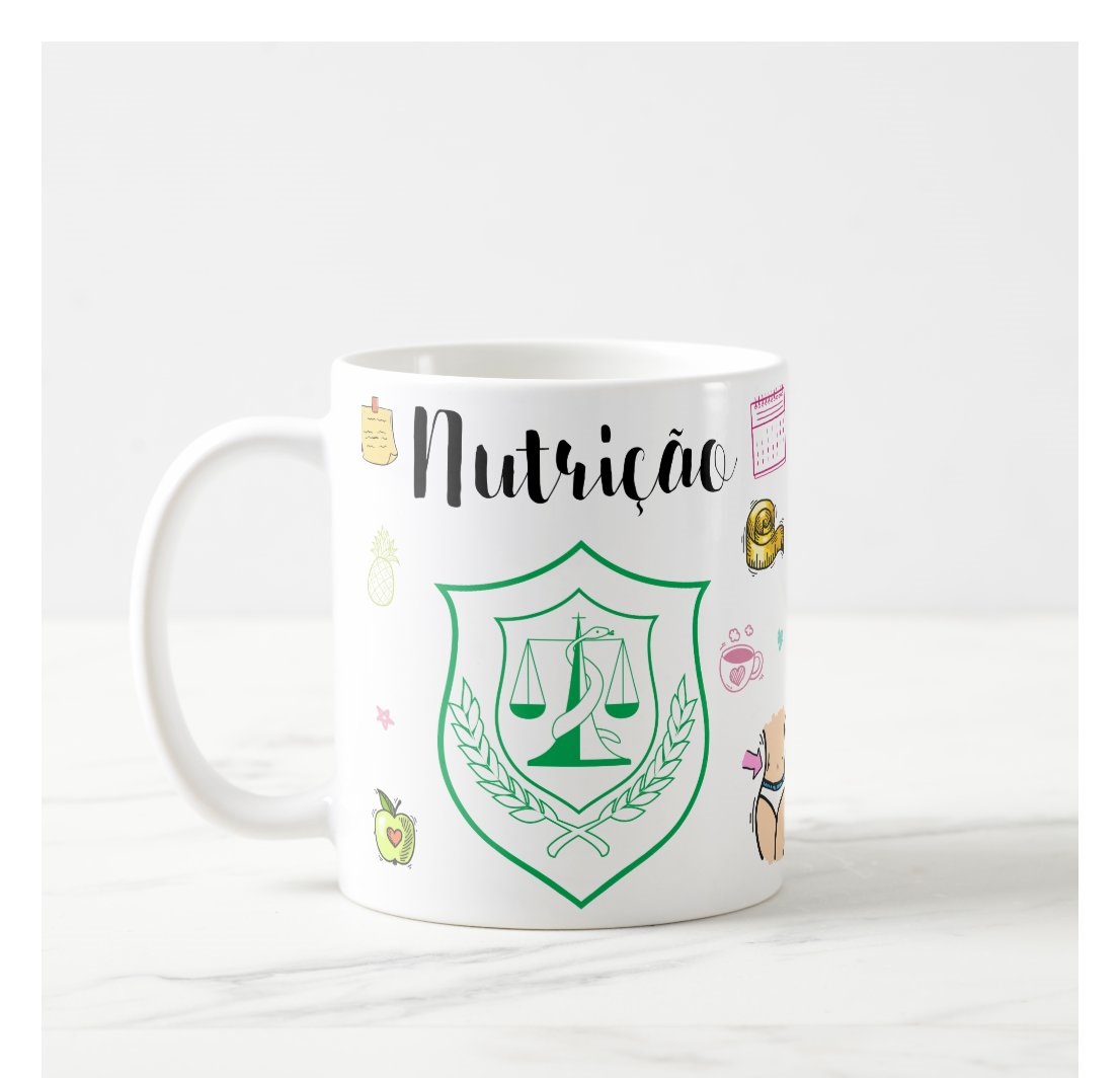 Caneca Profissão Presente Nutricionista Pronta Entrega - Profissões (Nutricionista)