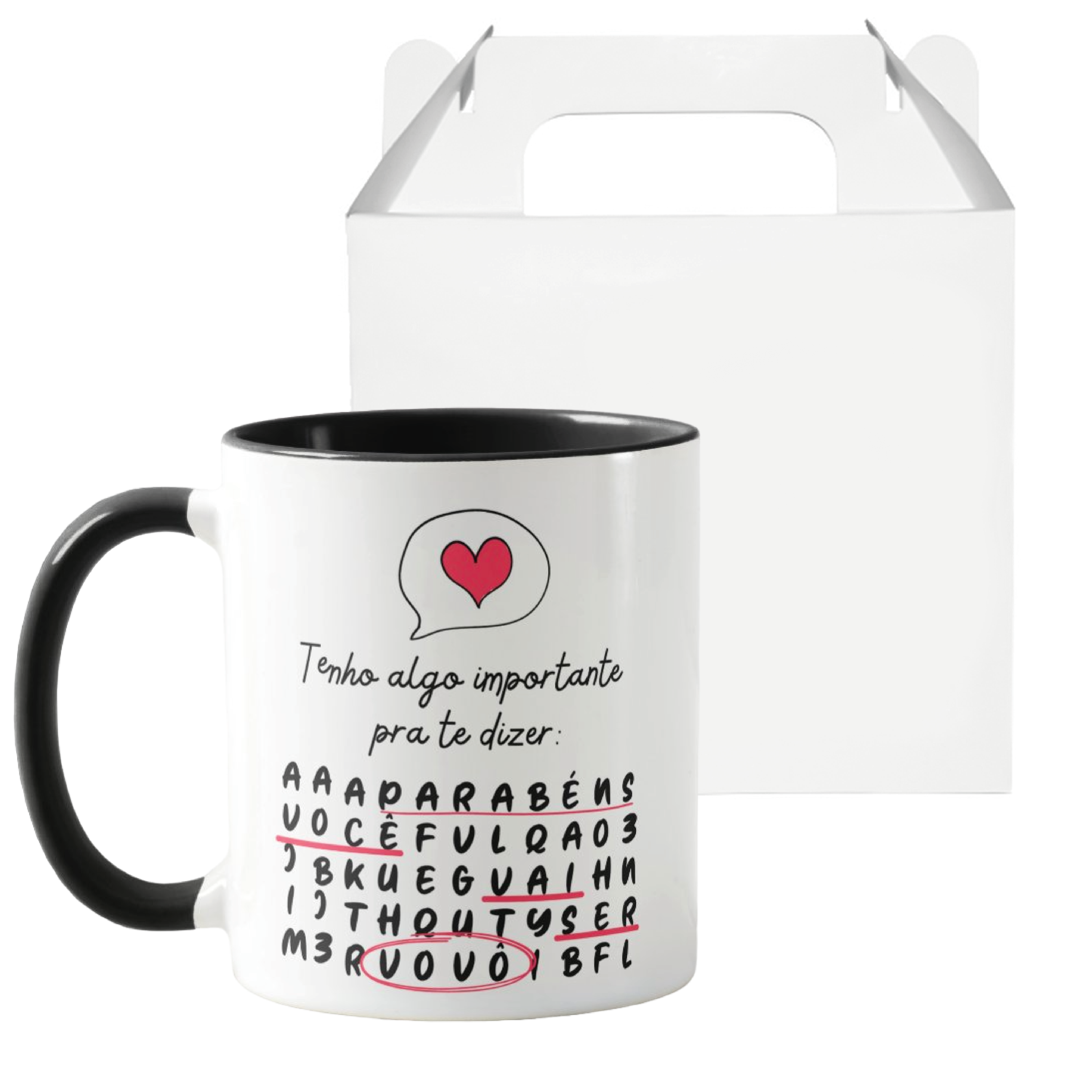 Caneca Presente Criativo para Revelar Gravidez para o Vovô - Anúncio de Gravidez (Avós)