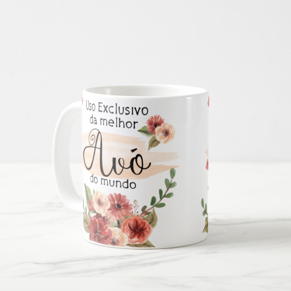 Caneca Presente Especial Dia das Mães para Melhor Avó