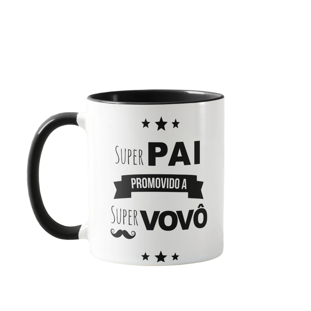 Caneca Presente Criativo Revelação Para Pai Promovido A Vovô - Anúncio de Gravidez (Avô)