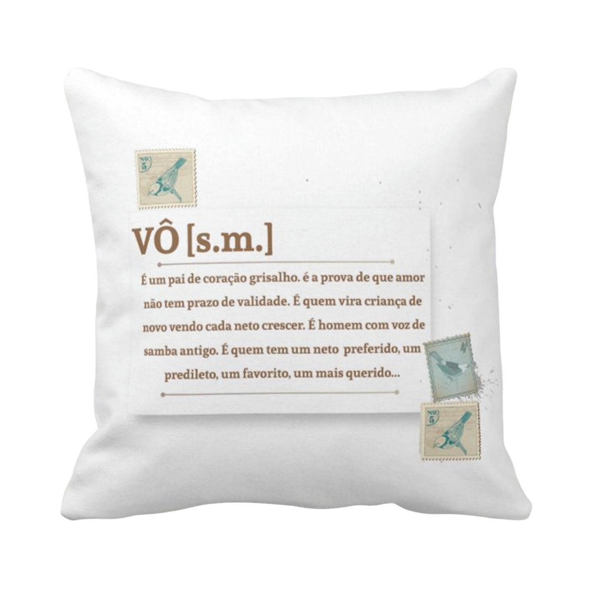 Almofada Decorativa Presente para Avô Vovô Pronta - Entrega - Família (Avó/Avô)
