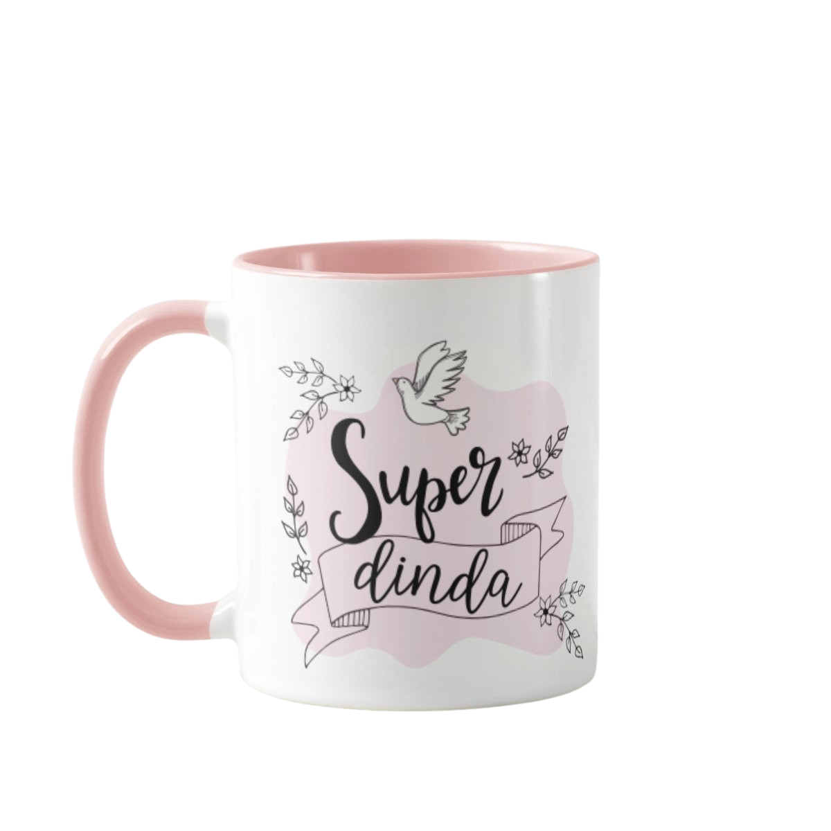 Caneca Personalizada Presente Criativo Madrinha Super Dinda